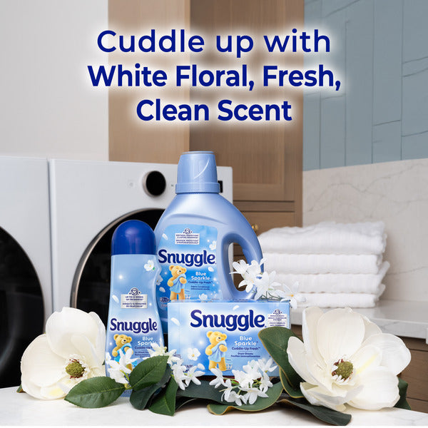 Snuggle Blue Sparkle Cuddle- Up Fresh 39.4oz Liquid Fabric Conditioner