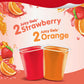 Snack Pack Strawberry and Orange Flavored Juicy Gels
