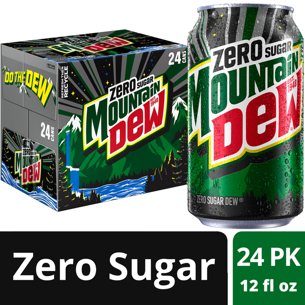 Mountain Dew Zero Sugar Soda Pop