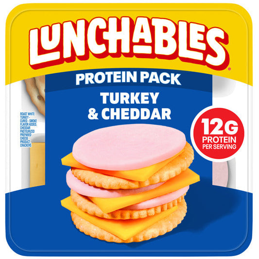 Lunchables Protein Pack Turkey & Cheddar Snack Kit