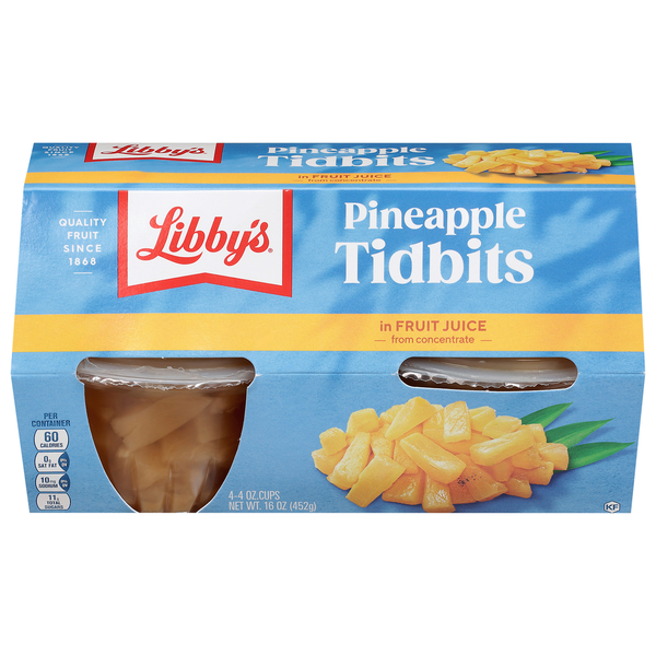 Libby's Pineapple Tidbits in Fruit Juice