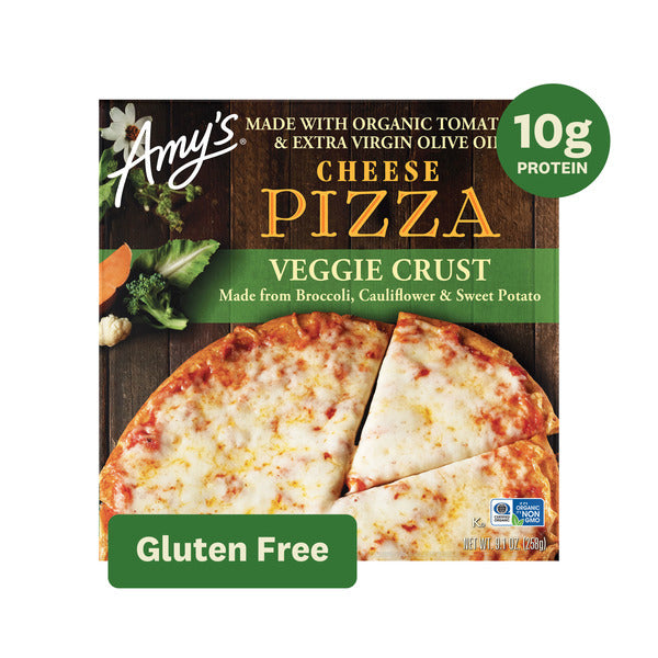 Amy's Kitchen Gluten Free Cheese Veggie Crust Pizza