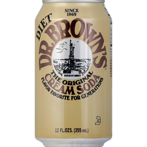 Dr. Brown’s Natural Flow Cream Soda, Diet