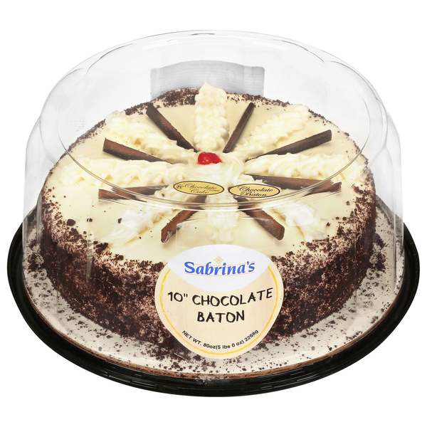 Sabrina's Cake, Chocolate Baton, 10 Inch