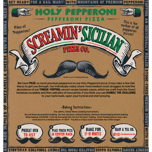 Screamin' Sicilian Pizza, Holy Pepperoni