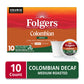 Folgers Colombian Decaf Coffee, Medium Roast, Keurig K-Cup Pods