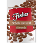 Fisher Snack Fisher® Whole Natural Almonds 4.5 oz. Pouch