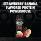Oikos Pro 23g Protein, Strawberry Banana Cultured Dairy Drink, 0g Added Sugar, Convenient High Protein Snacks for School, Office, Gym, 7 fl oz Bottle