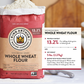 King Arthur Baking Company Whole Wheat Flour, 100% Whole Grain, Non-GMO Project Verified, Certified Kosher