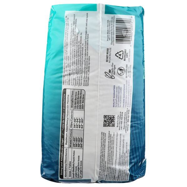 TopCare X-Large Maximum Absorbency Underwear For Women