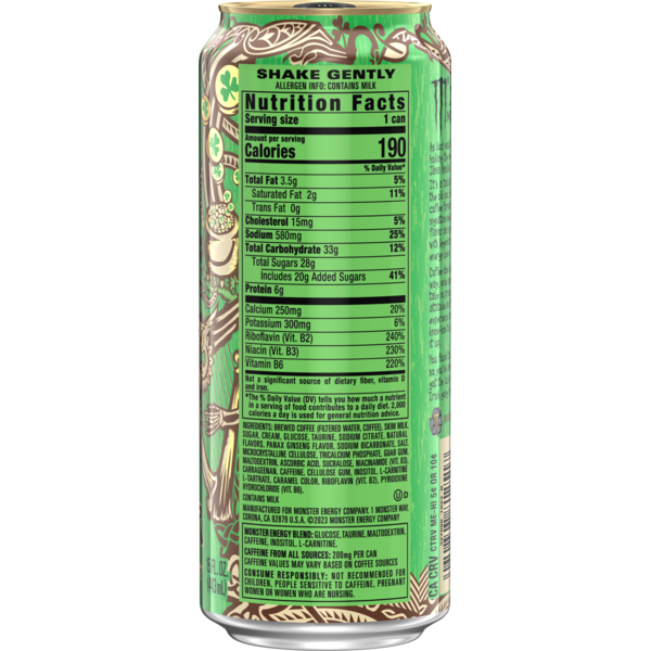 Monster Coffee + Energy Irish Blend