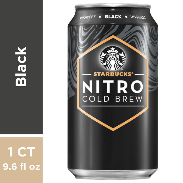 Starbucks Cold Brew, Nitro Black Unsweet