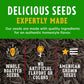 DAVID Reduced Sodium Salted and Roasted Jumbo Sunflower Seeds Keto Friendly Snack