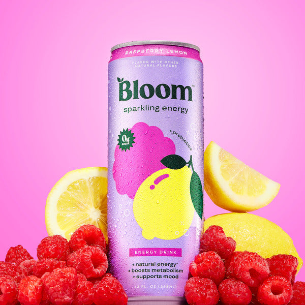Bloom Sparkling Energy Bloom Sparkling Energy, Carbonated, Raspberry Lemon