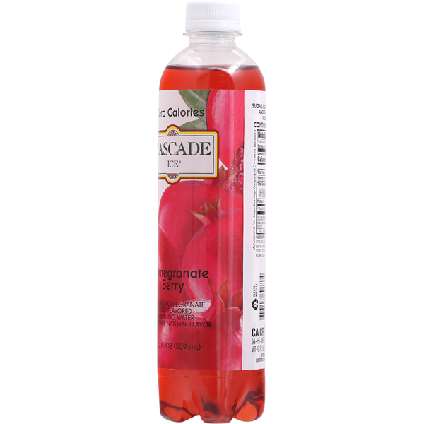 Cascade Ice Sparkling Water, Zero Calories, Pomegranate Berry