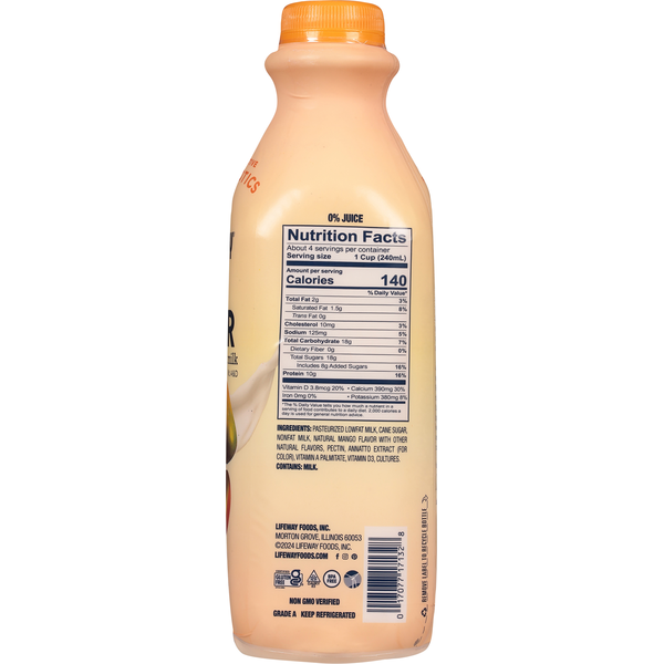 Lifeway Kefir, Cultured, Mango