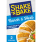 Shake 'N Bake Ranch & Herb Seasoned Coating Mix