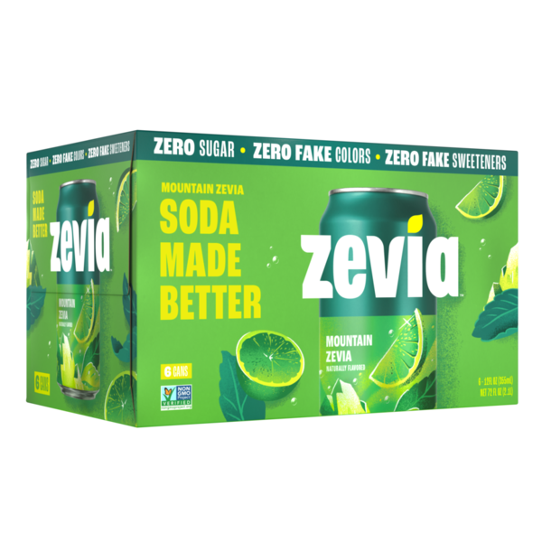 Zevia Zero Calorie Soda Mountain