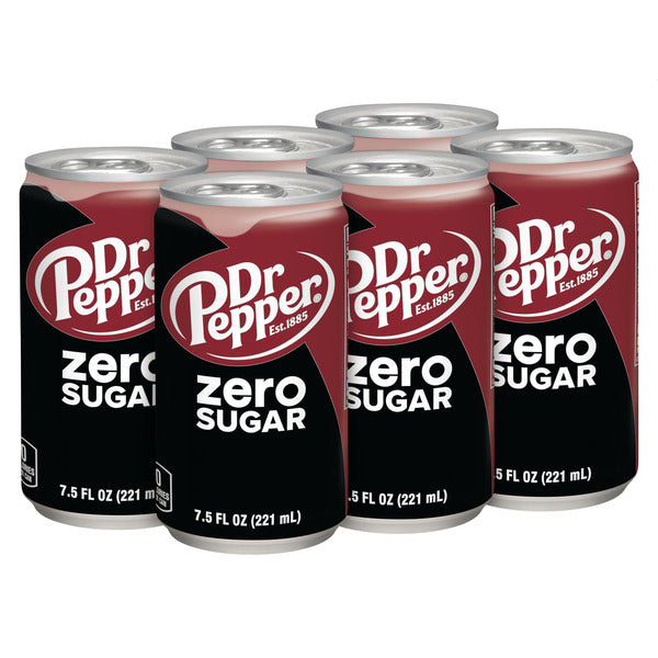 Dr Pepper Zero Sugar Mini Soda