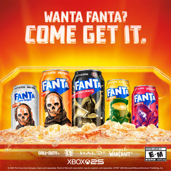Fanta Orange Soda Fridge Pack Cans