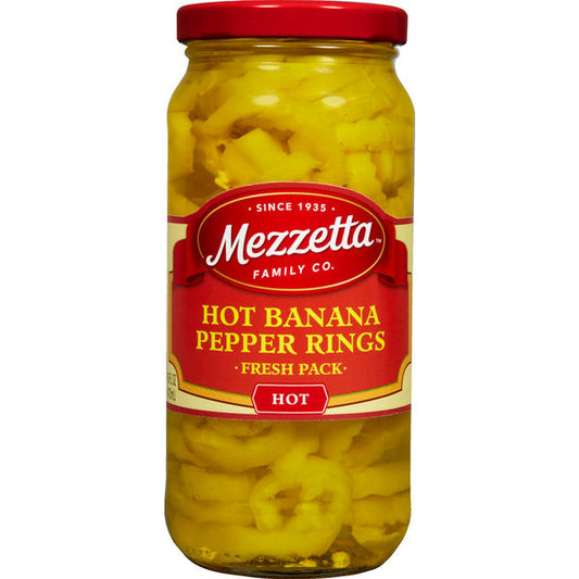 Mezzetta Hot Banana Pepper Rings