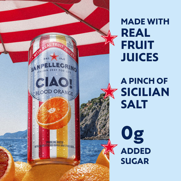 San Pellegrino Ciao Blood Orange Sparkling Water