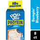 Pop-Tarts Protein Bumpin' Blueberry Toaster Pastries, 10g Protein, 8 Count