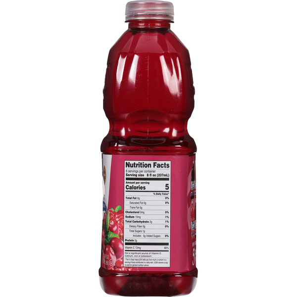 Langers Juice Cocktail, from Concentrate, No Sugar Added, Cranberry