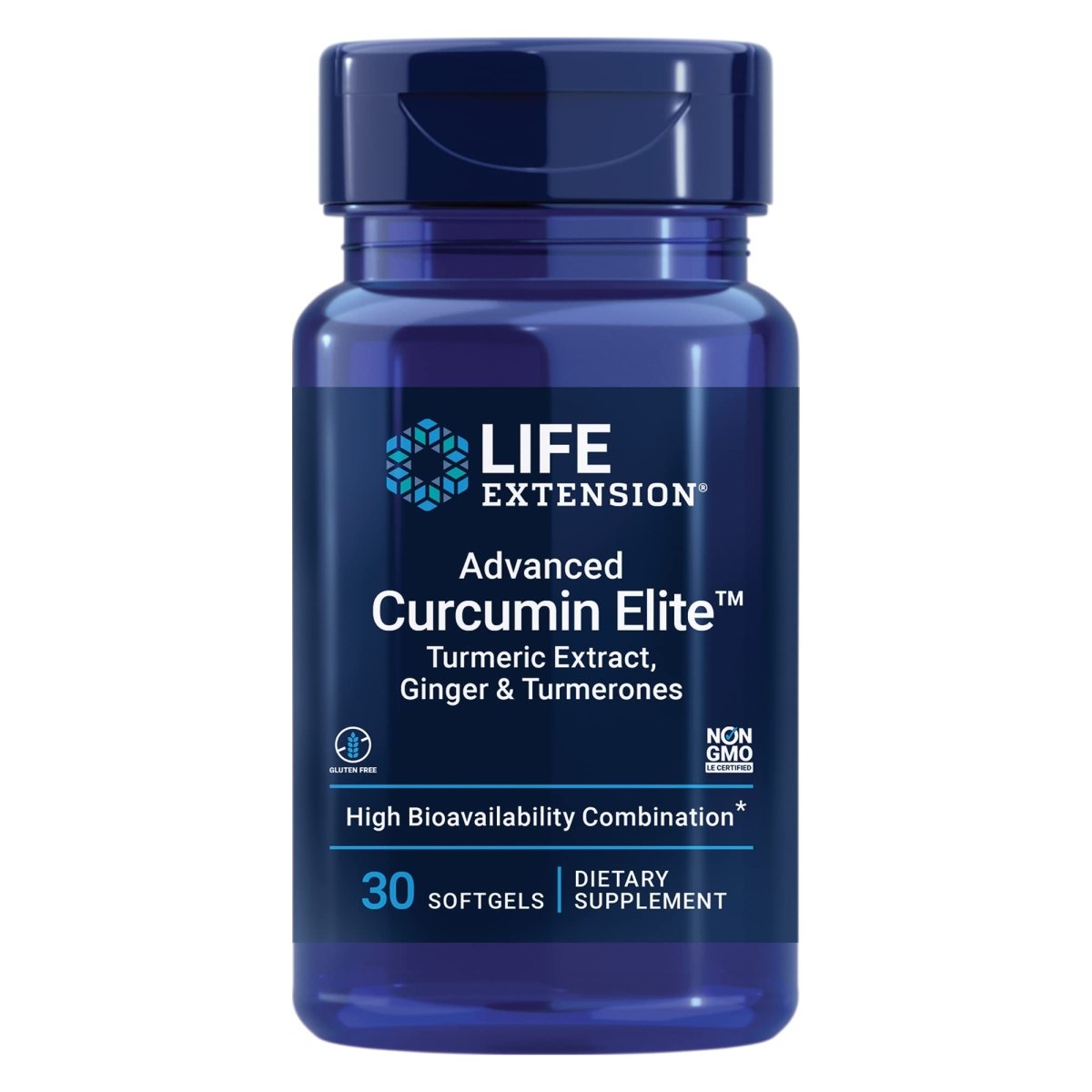 Life Extension Advanced Curcumin Elite Turmeric Extract, Ginger & Turmerones 30 Softgels