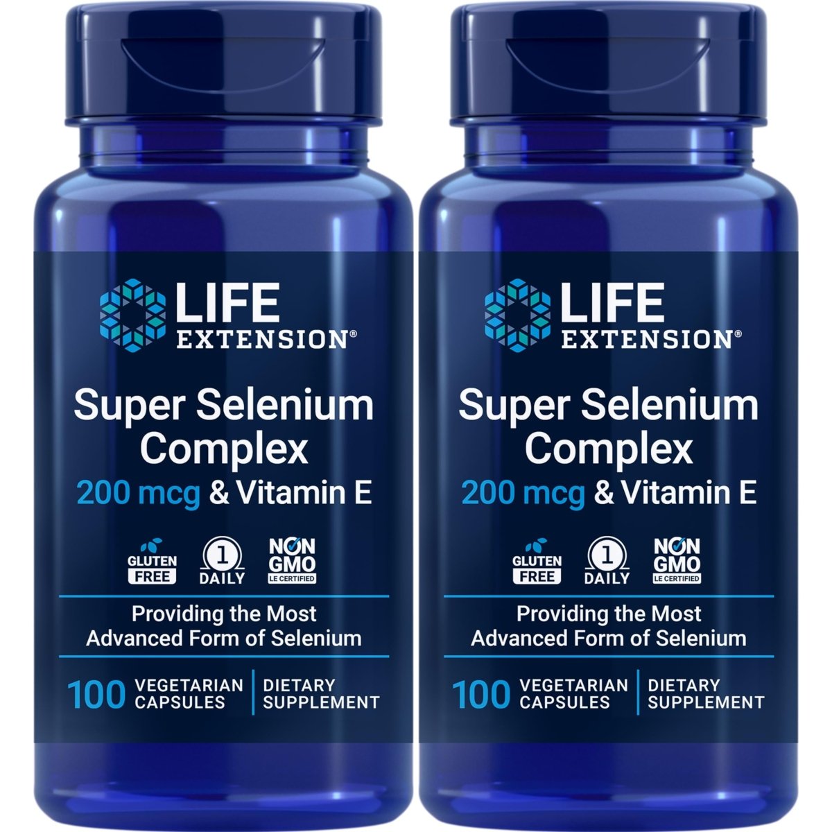 Life Extension - Super Selenium Complex & Vitamin E - 200 Mcg - 100 Vcaps (200 VCAPS)