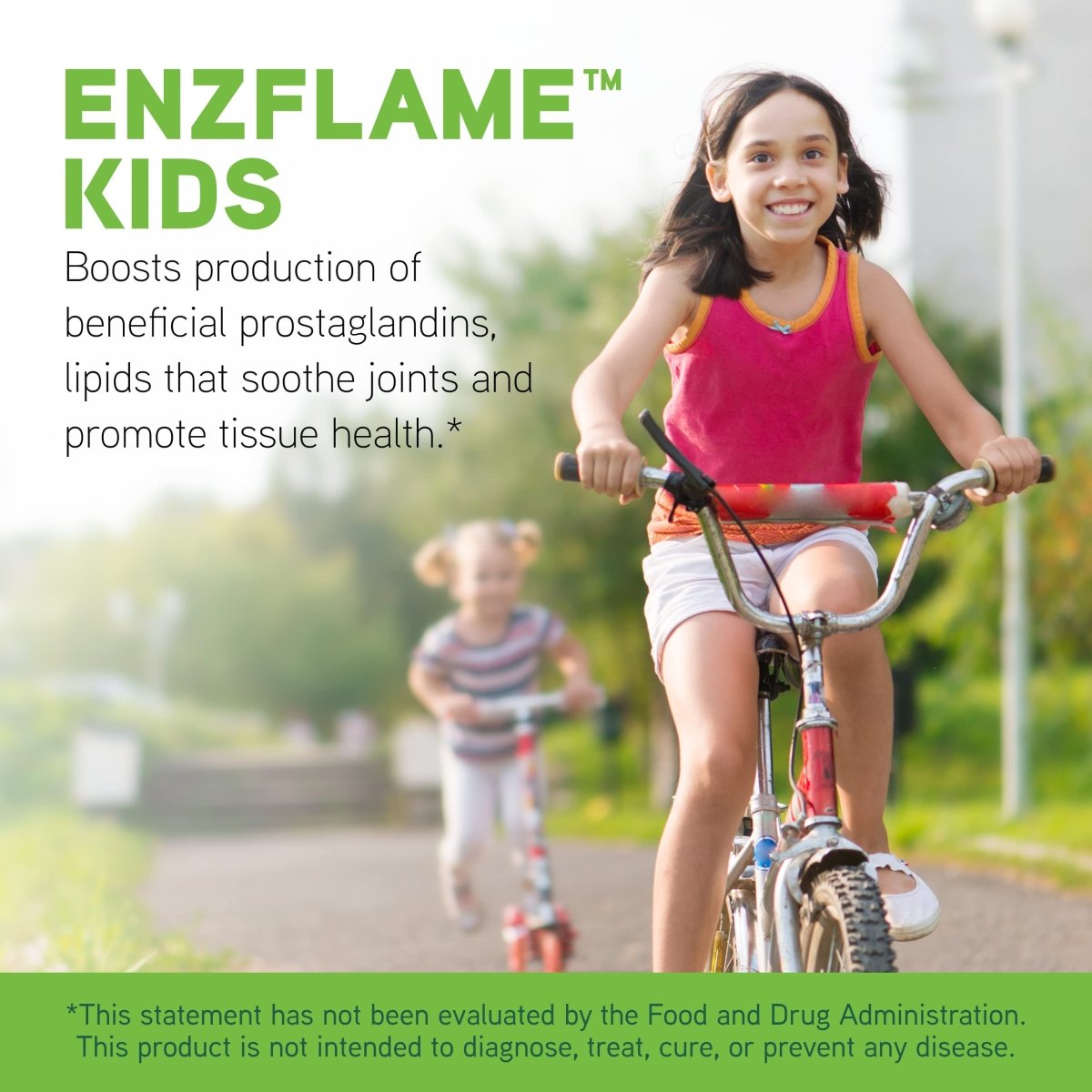 Little DaVinci Enzflame Kids - Powder Drink Mix Supplement to Support Muscle and Joint Comfort, Mobility and Immune Health - Orange Flavor - 30 Servings