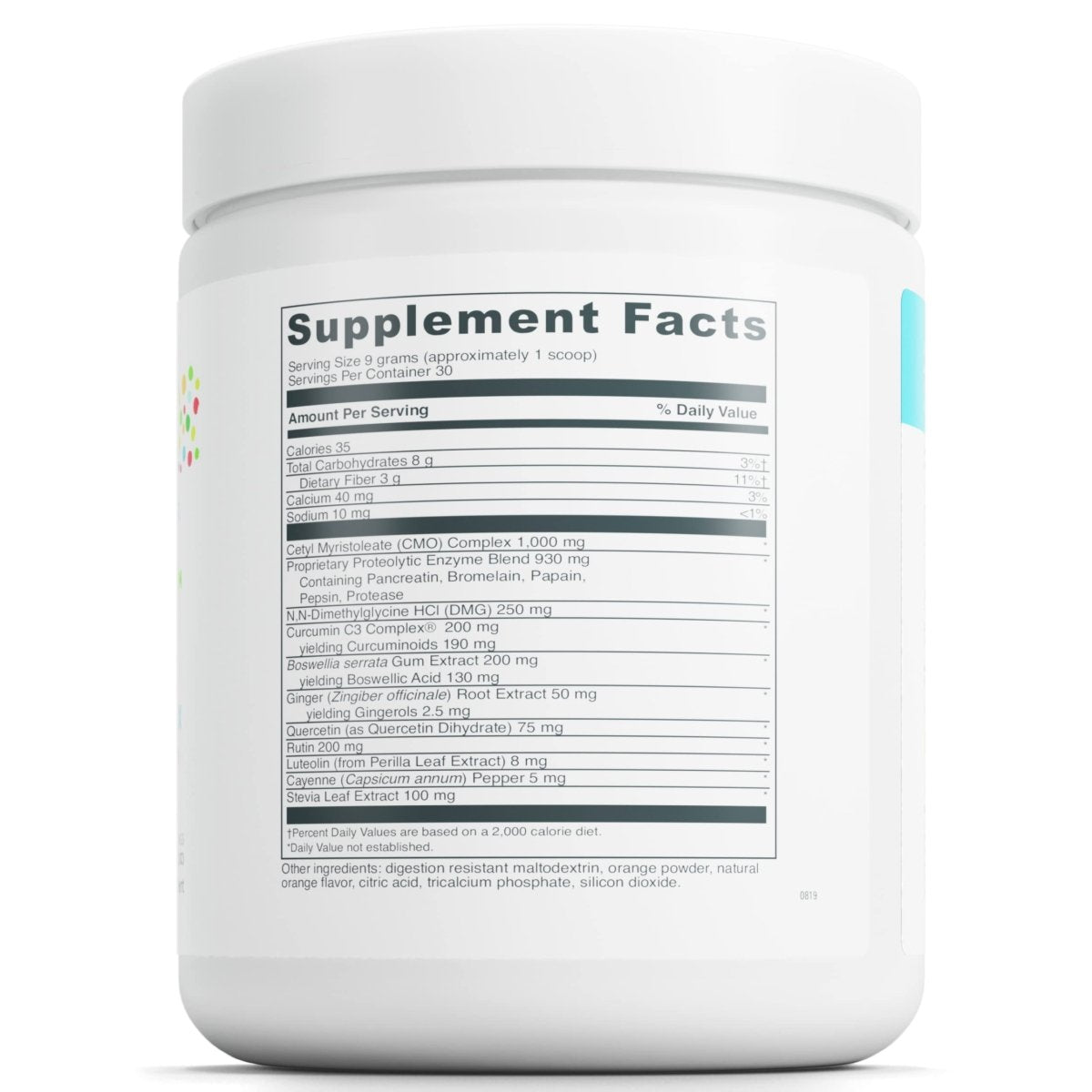 Little DaVinci Enzflame Kids - Powder Drink Mix Supplement to Support Muscle and Joint Comfort, Mobility and Immune Health - Orange Flavor - 30 Servings