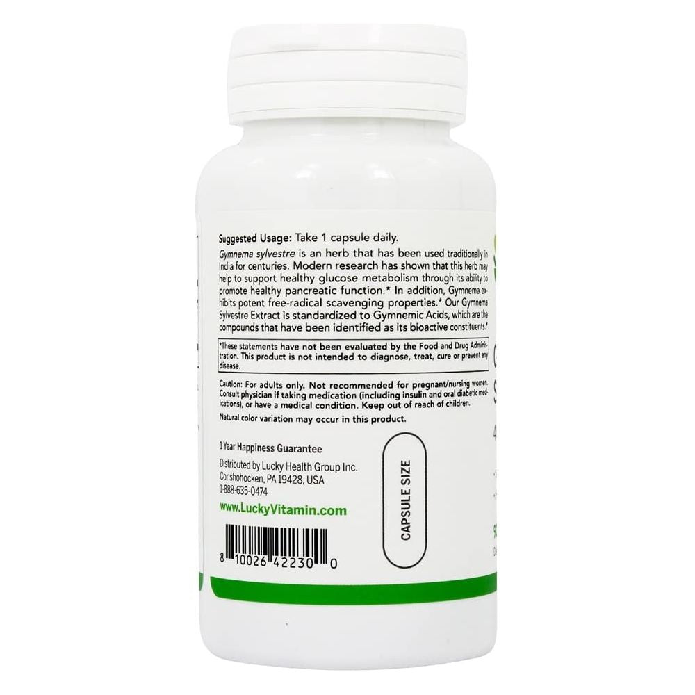 Lucky Herbs Gymnema Sylvestre 400 mg 90 Vcaps