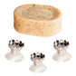 Minimalist Magnetic Suction Cup Soap Bar Holder | Made in France