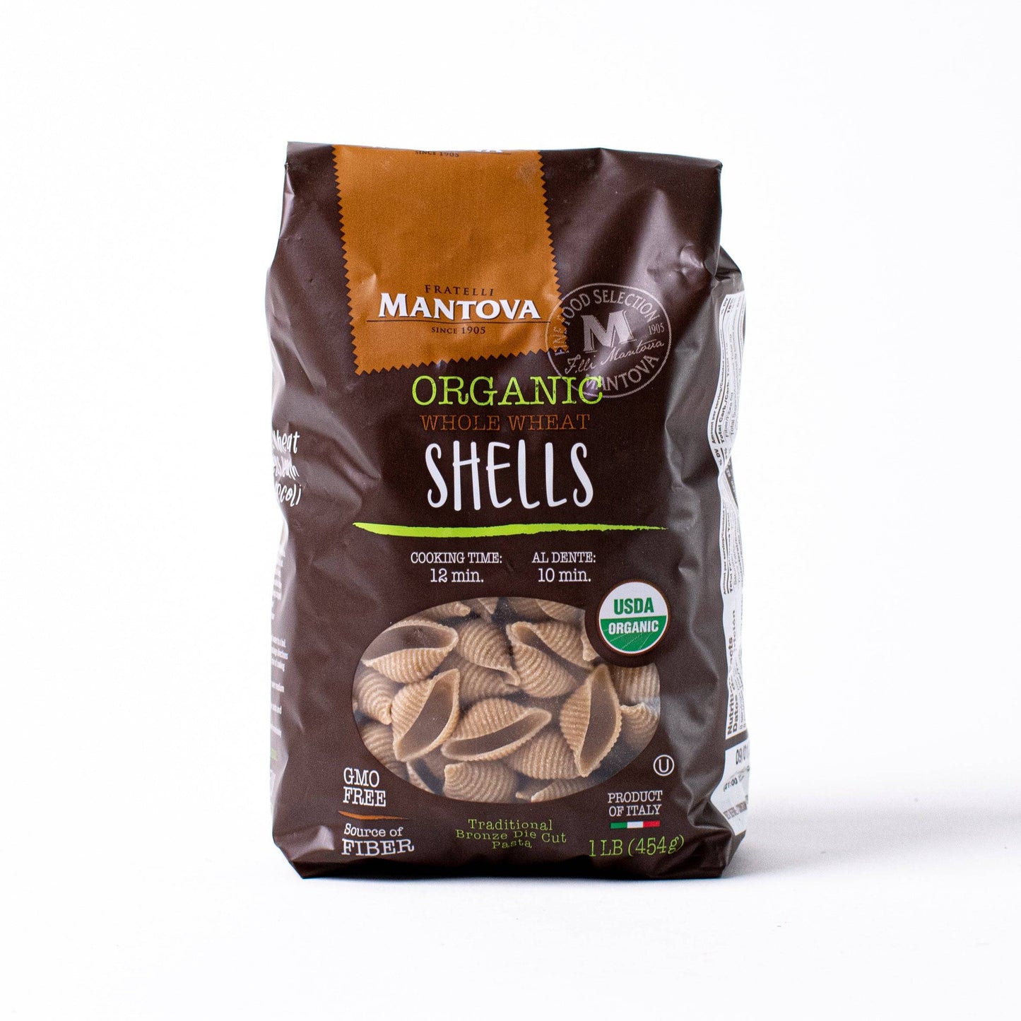 Shells, Whole Wheat, Medium, Organic