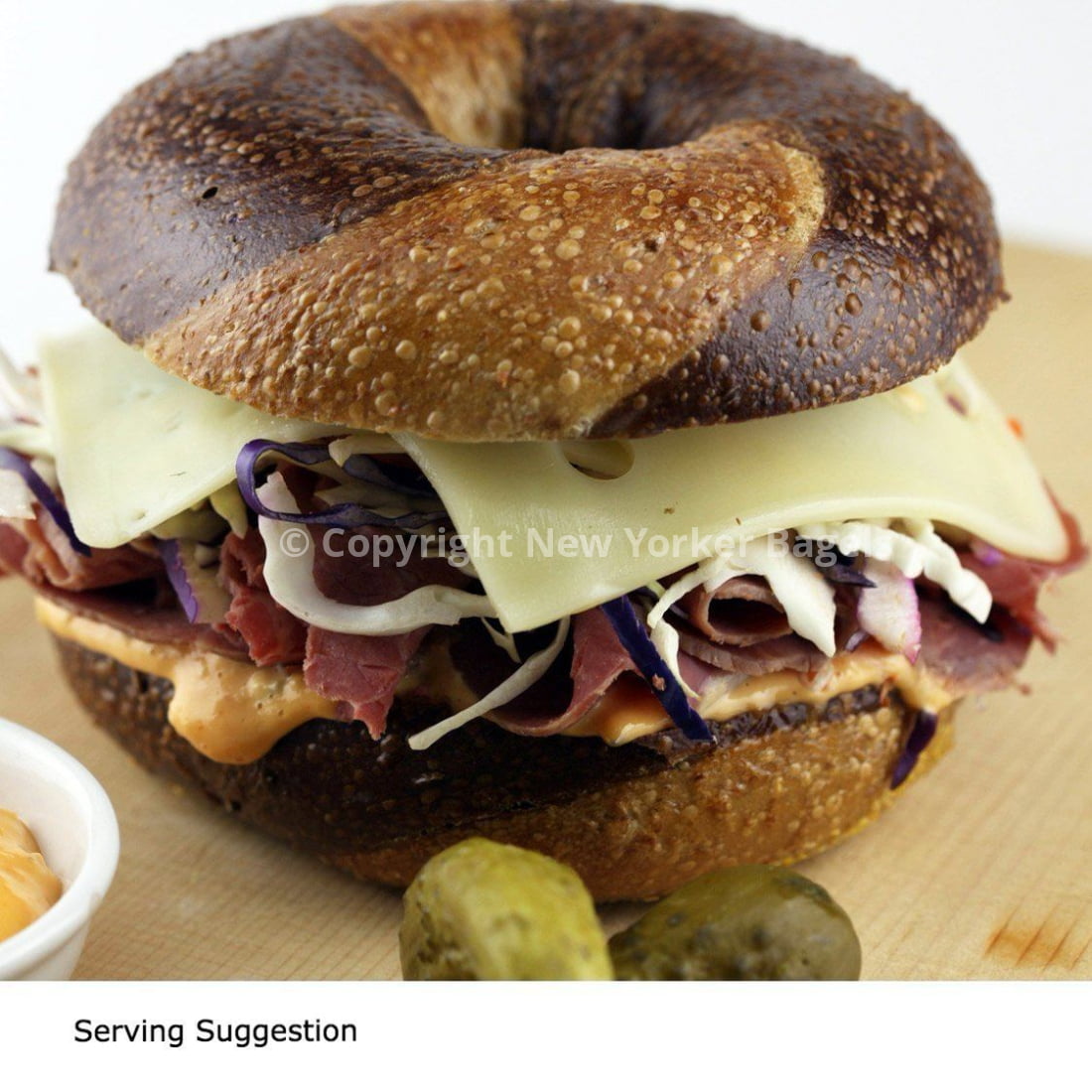 Marble Rye Bagels
