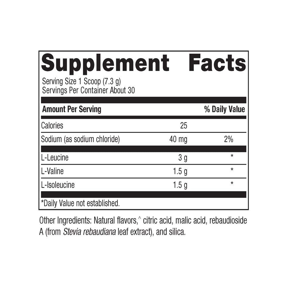 Metagenics BCAAs Powder 7.72 oz (219 g), Orange Mango Flavor, 30 Servings