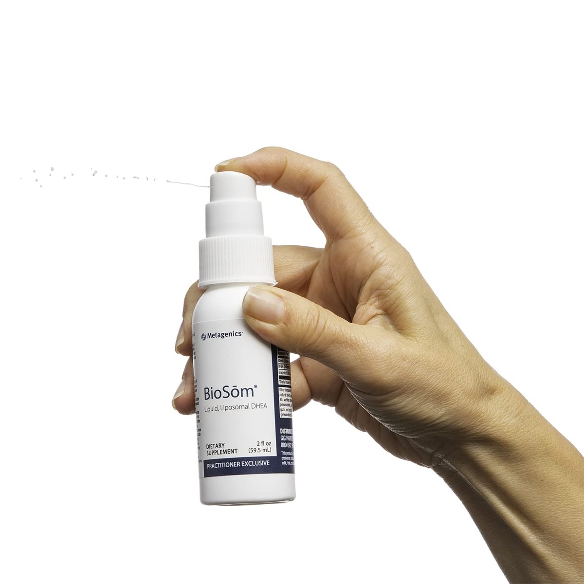 Metagenics BioSom Liquid DHEA Spray, Liposomal DHEA 5mg Per Spray, Helps Support Healthy Adrenal Function - 2 fl oz, 85 Servings