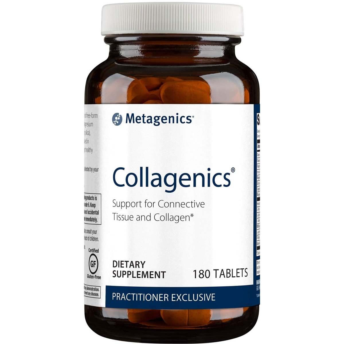 Metagenics Collagenics Nutritional Supplement Support for Connective Tissue and Collagen Tablet - 180 Count
