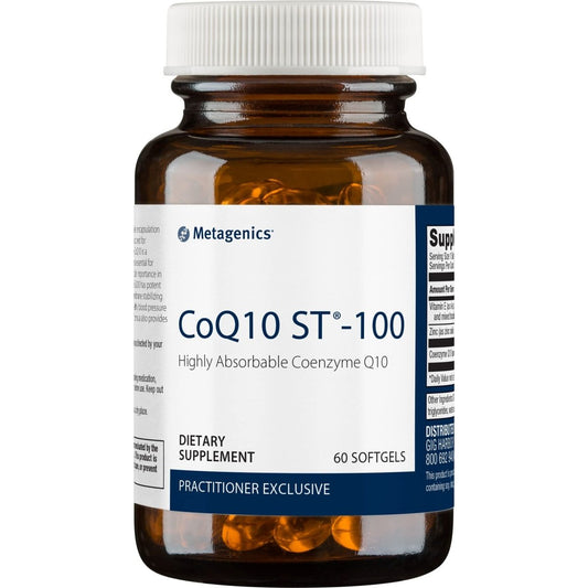Metagenics CoQ10 ST-100, 100 mg Coenzyme Q10 Supplement - 60 Count