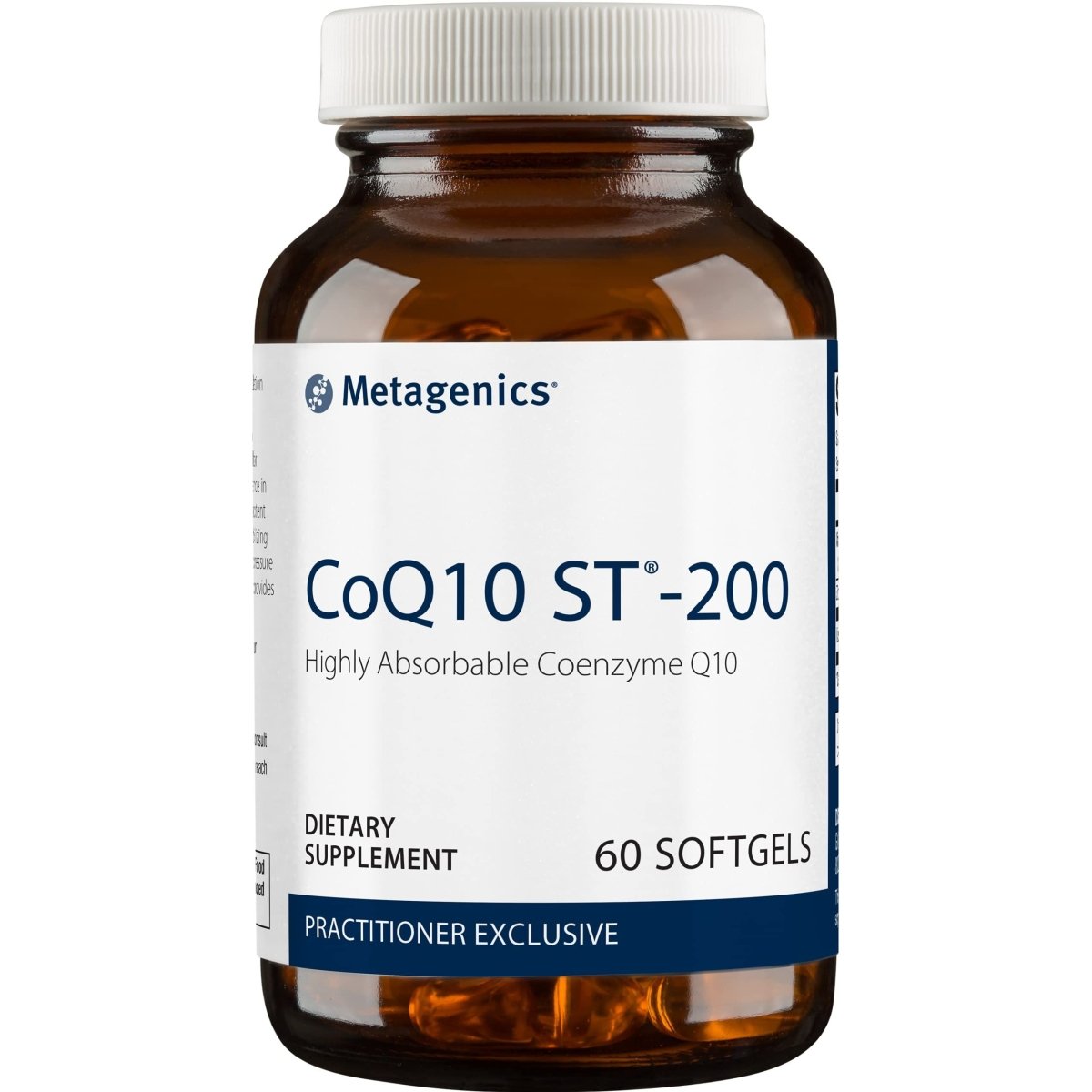 Metagenics CoQ10 ST-200, Highly Absorbable 200 mg Coenzyme Q10 Supplement to Help Support Energy Production and Cardiovascular Function - 60 Count