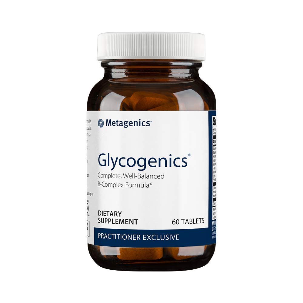 Metagenics Glycogenics - Complete, Well-Balanced B-Complex Formula - 60 Servings