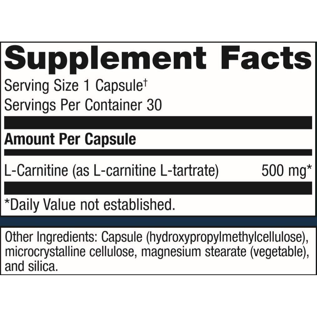 Metagenics L-Carnitine - Support for Fat Metabolism 30 Count