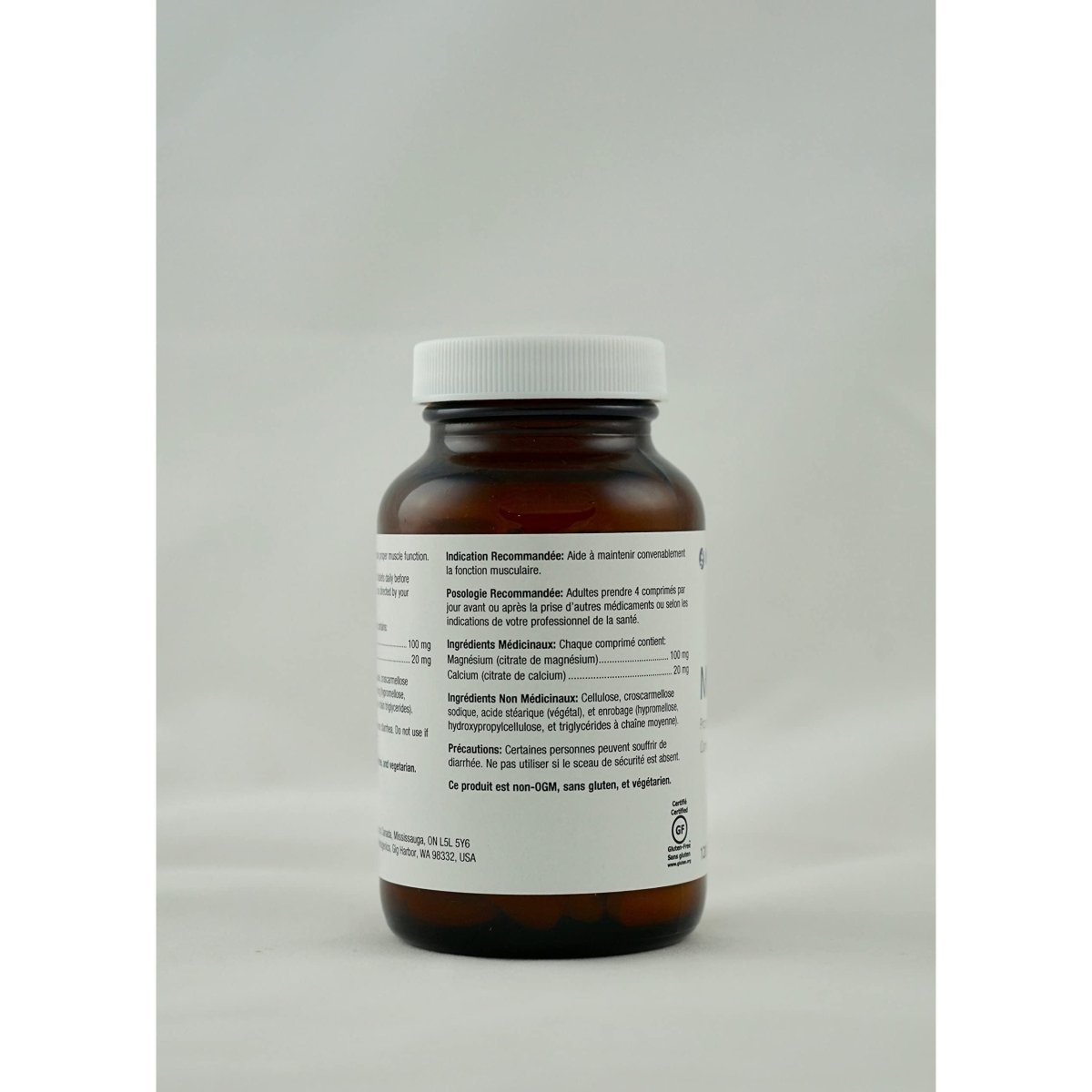 Metagenics Mag Citrate, Magnesium Citrate Supplement with Calcium to Help Support Healthy Muscle Function - 30 Servings