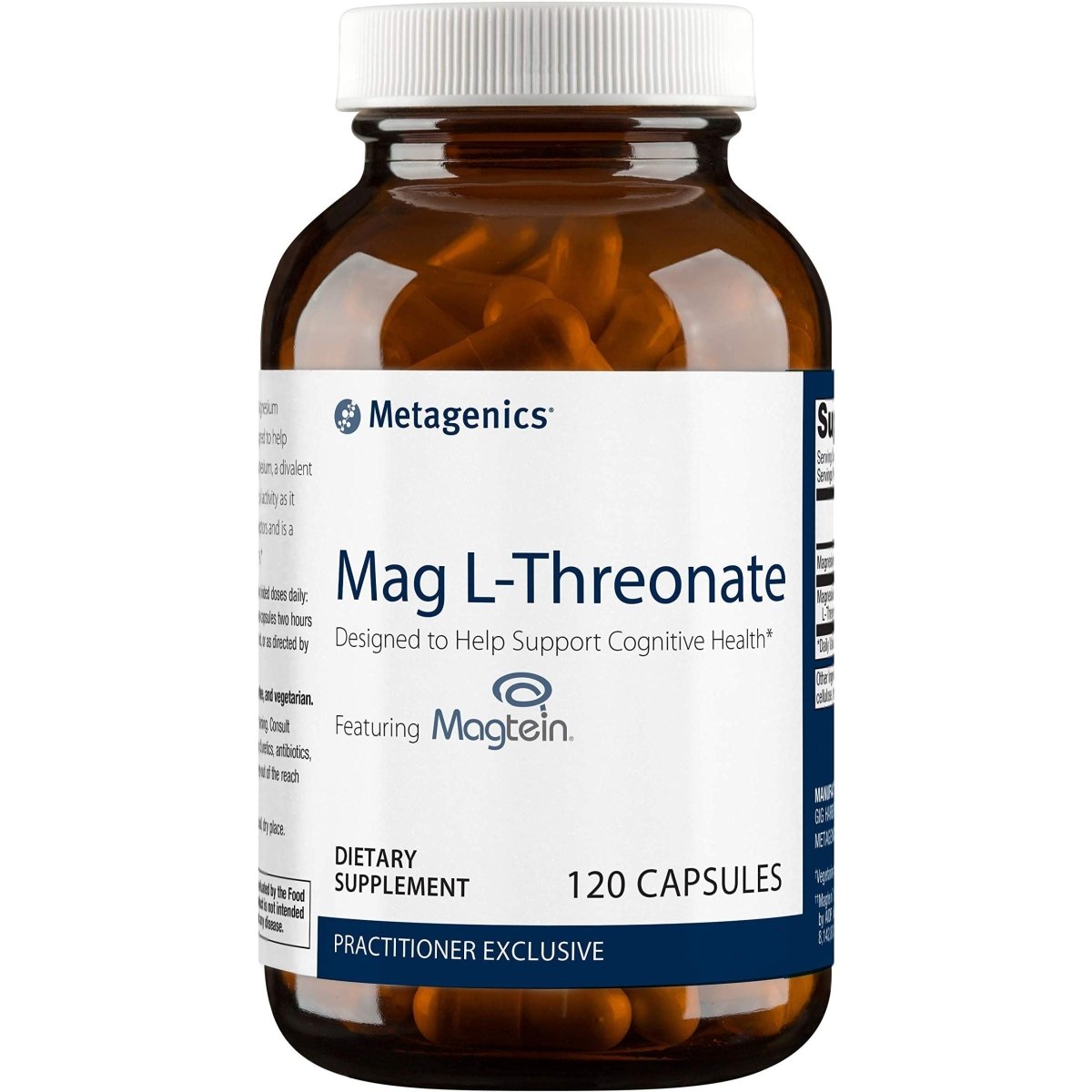 Metagenics Mag L-Threonate - Designed to Help Support Cognitive Health 120 Count