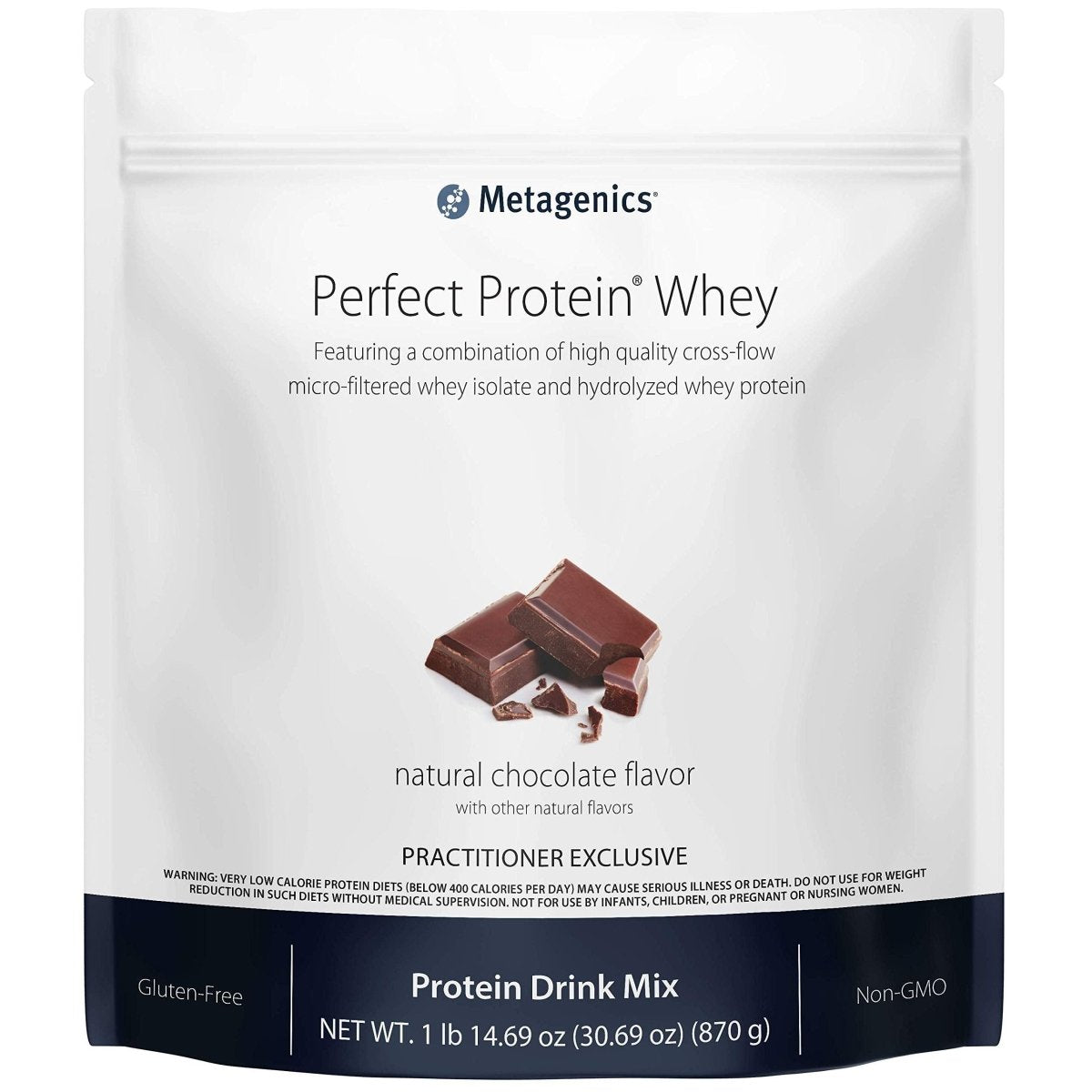 Metagenics Perfect Protein Whey 30 Servings (Chocolate, 30 Servings)