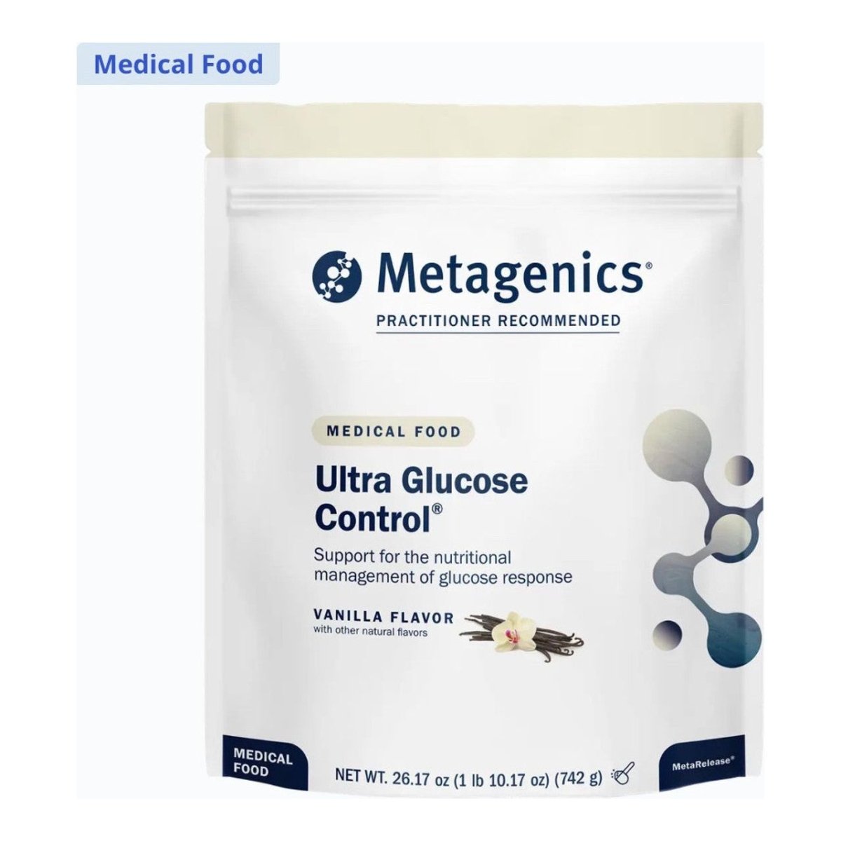 Metagenics Ultra Glucose Control Vanilla 30 Servings