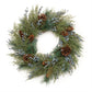 Juniper and Pincone Mixed Pine Wreath | 24''