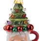 LED Tiny Santa Mug with Tree Figurine