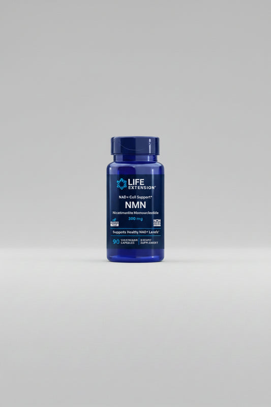 NAD+ Cell Support NMN 300mg – 90 Veggie Caps | Cellular Energy & Healthy Aging | Life Extension
